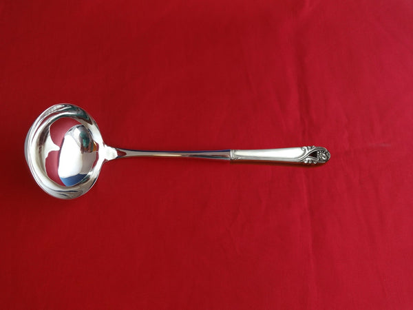 Spring Glory International Sterling Silver Soup Ladle HH WS Custom Made 10 1/2"
