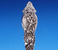 Simons Bros Art Nouveau Sterling Silver Shoe Horn w/Woman HH SP 9" #1532 (#7794)