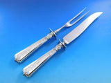 Victorian by Durgin Sterling Silver Flatware Set Service 77 pcs Dinner Mono NCY