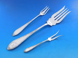 Scroll Edge Engraved by Schofield Sterling Silver Flatware Set 12 Service 103 pc