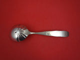 Orchids by Towle Sterling Silver Sugar Spoon brite-cut w/flowers in bowl 5 3/4"