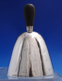 Shiebler Sterling Silver Dinner Bell w/ Wood Handle #23D 3 1/4" x 2 3/8" (#8732)
