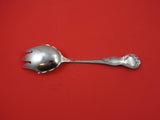 Wild Rose by Watson Sterling Silver Salad Serving Fork 3-tine FHAS 8 1/2"