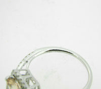 14k Gold Cushion Cut Peach Genuine Natural Morganite Ring with Diamonds (#J5116)