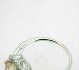 14k Gold Cushion Cut Peach Genuine Natural Morganite Ring with Diamonds (#J5116)