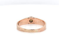 10k Rose Gold Victorian Seed Pearl Ring Hand Engraved Size 6.75 Jewelry (#J6292)
