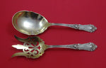 La Marquise by Reed and Barton Sterling Silver Salad Serving Set 2pc AS GW 9"