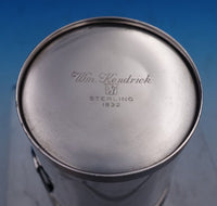 William Kendrick Sterling Silver Mint Julep Cup w/ Horseshoe 3" x 3 3/4" (#7876)