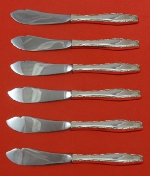 Rapallo by Lunt Sterling Silver Trout Knife Set HHWS 6pc Custom