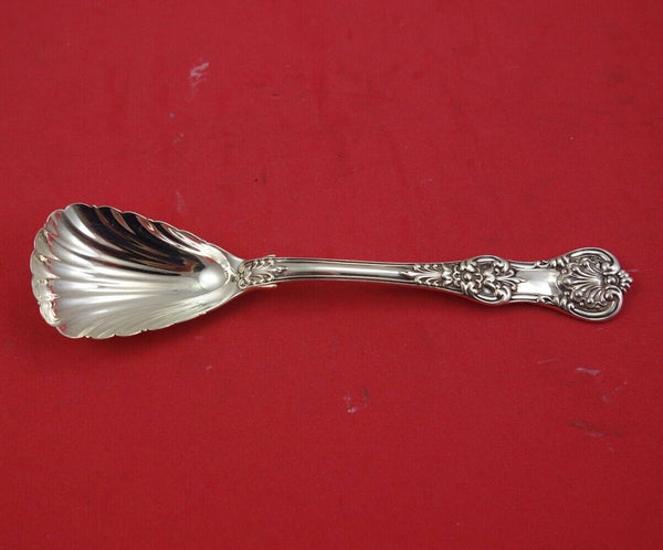 English King by Tiffany and Co Sterling Silver Preserve Spoon shell bowl 6 7/8"