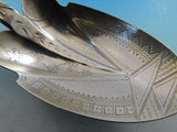 Japanese by Gorham Sterling Silver Berry Spoon Brite Cut Detailing 9 3/8"