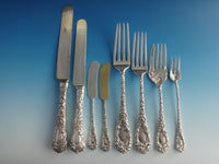 Chrysanthemum by Durgin Sterling Silver Flatware Set Service 300 Pieces Massive