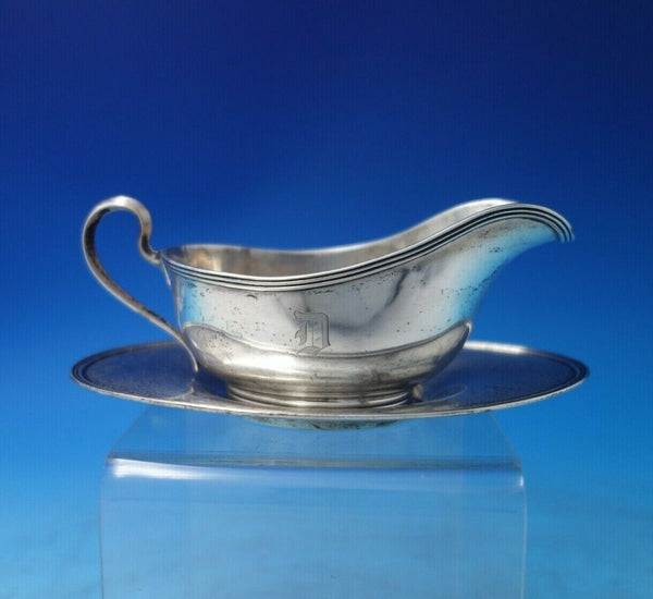 Nocturne by Gorham Sterling Silver Sauce Boat w/Underplate #5383 (#6357)