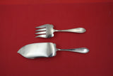 Chippendale by Gorham Sterling Silver Fish Serving Set brite-cut server 9 5/8"