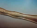 Lap Over Edge Acid Etched by Tiffany Sterling Silver Dinner Fork Sweet Viburnum