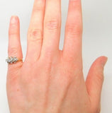 Antique 14k Yellow Gold 2/3 Carat Genuine Natural Diamond Ring (#J3862)