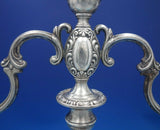 Rochambeau by Mueck-Carey Co Sterling Silver Candelabra Pair 3-Light (#6382)