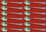 Etruscan by Gorham Sterling Silver Grapefruit Spoon Custom Set 12 pcs 6" Fluted
