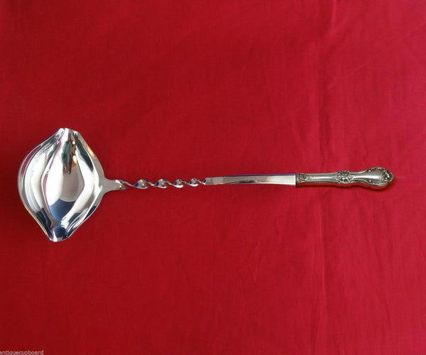 WILD ROSE BY INTERNATIONAL STERLING SILVER PUNCH LADLE TWIST 13 3/4" HHWS CUSTOM