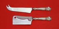 GEORGIAN BY TOWLE STERLING SILVER CHEESE SERVER SERVING SET 2PC HHWS CUSTOM MADE