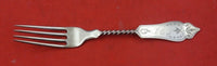 Duhme Brite Cut Sterling Silver Regular Fork twisted handle 7 1/4"