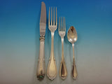 Fontenelle by Odiot France Sterling Silver Flatware Set Service 51 Pieces Dinner