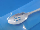 French Renaissance by Reed and Barton Sterling Olive Spoon Pierced Custom Made