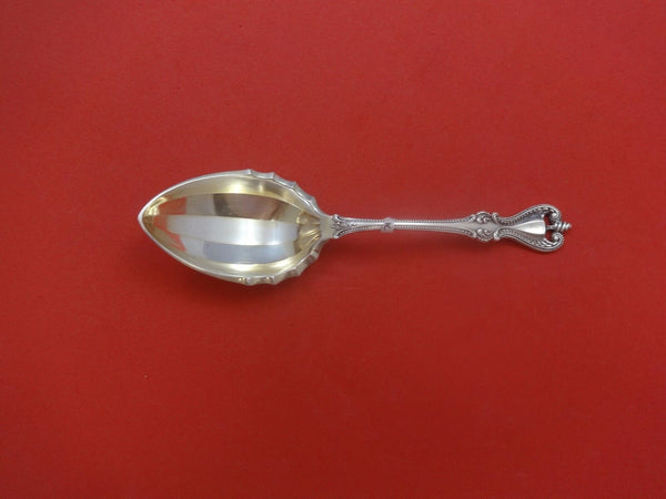 Old Colonial by Towle Sterling Silver Preserve Spoon Gold Washed 7"