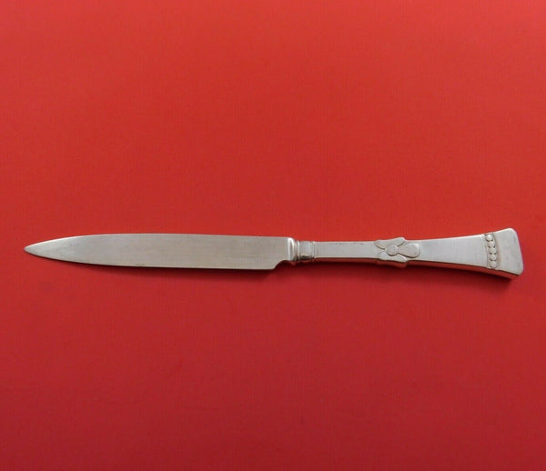 Peter Hertz Danish Sterling Silver Fruit Knife HH All Sterling Dated 1907 7 1/4"