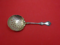 Duke of York by Whiting Sterling Silver Pea Spoon Gold Washed 8 1/2" Serving