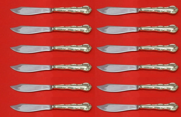 Rondo by Gorham Sterling Silver Fish Knife Custom Set 12 pcs 8 1/4"