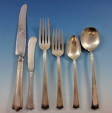 American Directoire by Lunt Sterling Silver Flatware Set 12 Service 77 pcs Deco