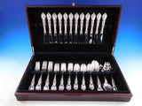 Alexandra by Lunt Sterling Silver Flatware Set for 12 Service 51 pieces
