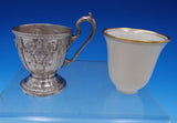 Louis XV by Reed and Barton Sterling Silver Demitasse Cup w/ Liner #712C (#7633)