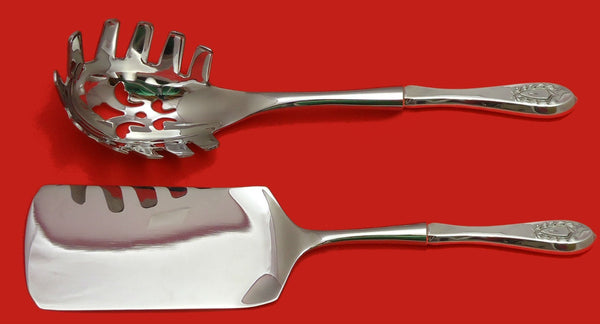 Napoleon by International Sterling Italian Pasta Server Set 2pc HHWS Custom
