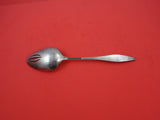 Cellini Engraved by Reed and Barton Sterling Silver Pierced Serving Spoon 8 1/2"