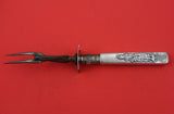 Fontainebleau by Gorham Sterling Silver Roast Carving Fork with Steel HH 10 1/4"