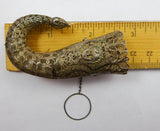 Sterling Filigree Cornucopia Posey Posy Pin with Applied Faces (#J1237)