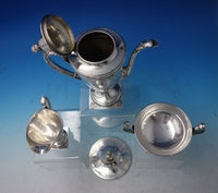 Chatham Engraved by Durgin Sterling Silver Demitasse Coffee Set 3pc (#5466)