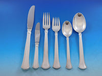 Koldring Arvesolv #5 by Hans Hansen Danish Sterling Silver Flatware Set 73 pcs