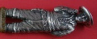 Applied Metals by Gorham Sterling Silver Paper Knife with Bandit 9 3/4"  Figural