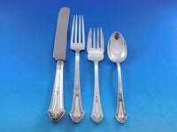 Lenox by Durgin Sterling Silver Flatware Set for 8 Service 63 pcs R monogram