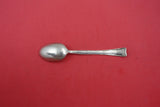 Lap Over Edge Acid Etched Tiffany Sterling Silver Teaspoon fish in seaweed 6"