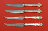 Spanish Baroque by Reed and Barton Sterling Silver Steak Knife Set 4pc Custom