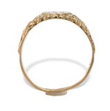 Victorian 14k Gold Signet Ring with "PNB" Monogram Size 9.25 Jewelry (#J7277)