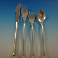 Vision by International Sterling Silver Flatware Set Service Mid-Century Modern