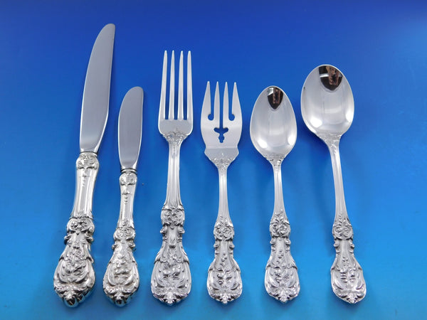 Francis I Reed & Barton Sterling Silver Flatware for 8 Set 48 Pieces
