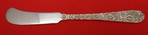 Bridal Bouquet by Alvin Sterling Silver Butter Spreader Flat Handle 5 5/8"