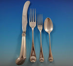 Williamsburg Shell by Stieff Sterling Silver Dinner Flatware Set Service 34 Pcs