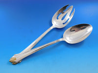 Edgemont Gold by Gorham Sterling Silver Flatware Set For 12 Service 52 pc Dinner